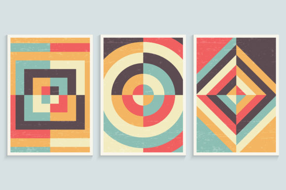 Download Minimalist Art Posters in Vintage Colors - Poster Collection