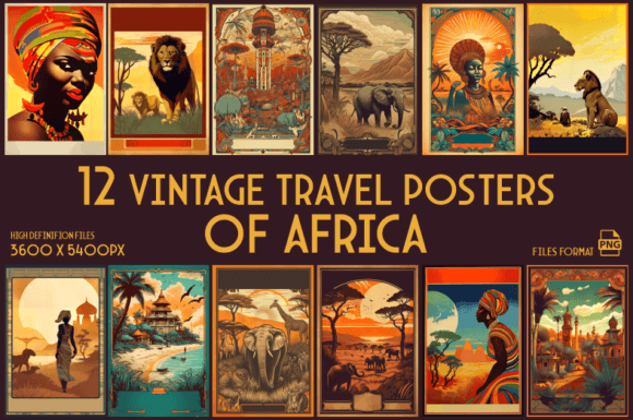 Download Vintage Travel Posters of Africa - Poster Collection