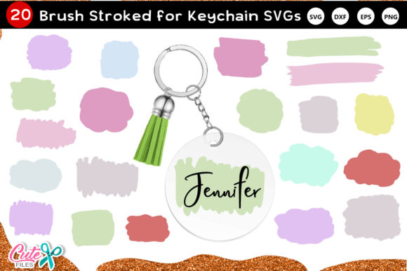 Download Paint Brush Stroke Keychain Bundle - Paint Collection