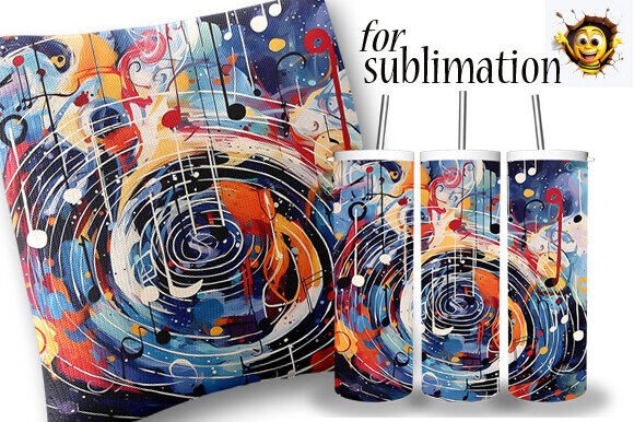 Download Vinyl Record Sublimation Abstract Design - Abstract design Collection